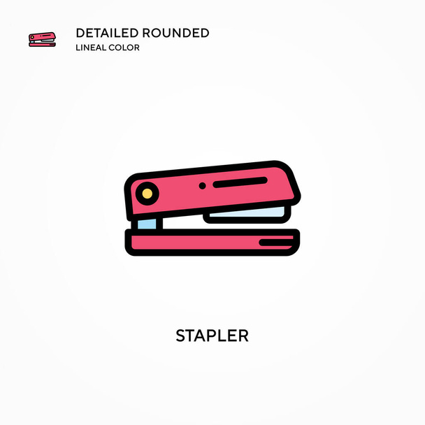 Stapler vector icon. Modern vector illustration concepts. Easy to edit and customize. - Vector, Image