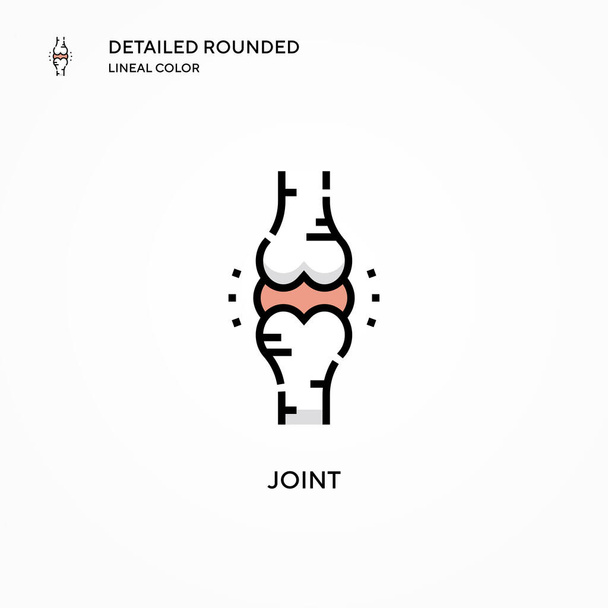Joint vector icon. Modern vector illustration concepts. Easy to edit and customize. - Vector, Image