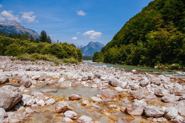 Scenic Landscape near the Vrsic Pass in Slovenia - Photo, Image