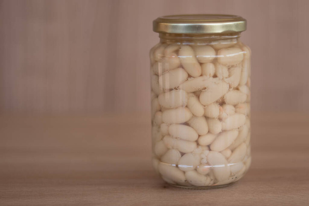 Beans in a glass jar - Photo, Image
