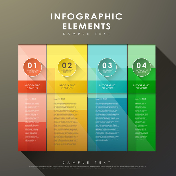 abstracte banner infographics - Vector, afbeelding