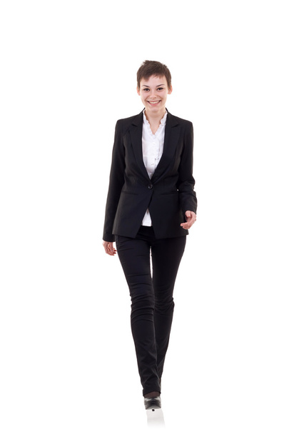 Business woman walking forward - Photo, Image
