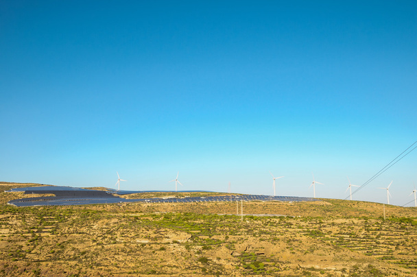 Возобновляемая энергия электростанции
 - Фото, изображение