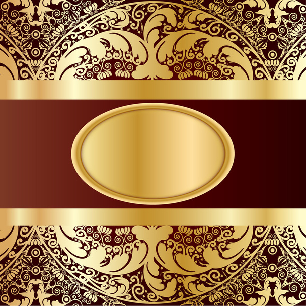 Golden background - Vector, Image