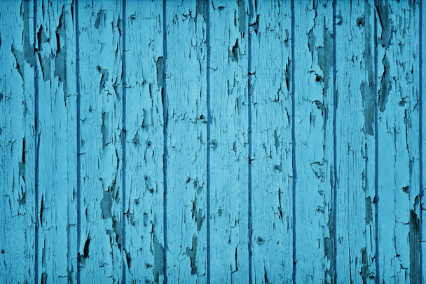 vintage stijl hout blauwe kleur - Foto, afbeelding