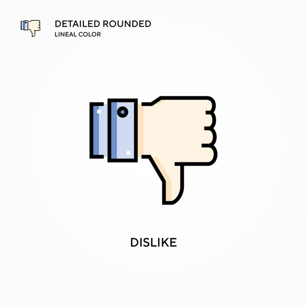 Dislike vector icon. Modern vector illustration concepts. Easy to edit and customize. - Vector, Image