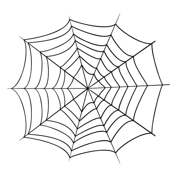 Isolated halloween spiderweb vector design - Vektor, kép