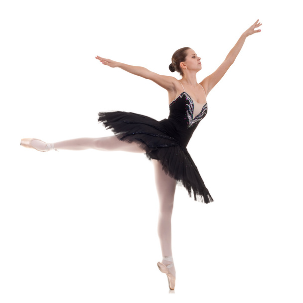 Ballerina wearing black tutu - Foto, imagen