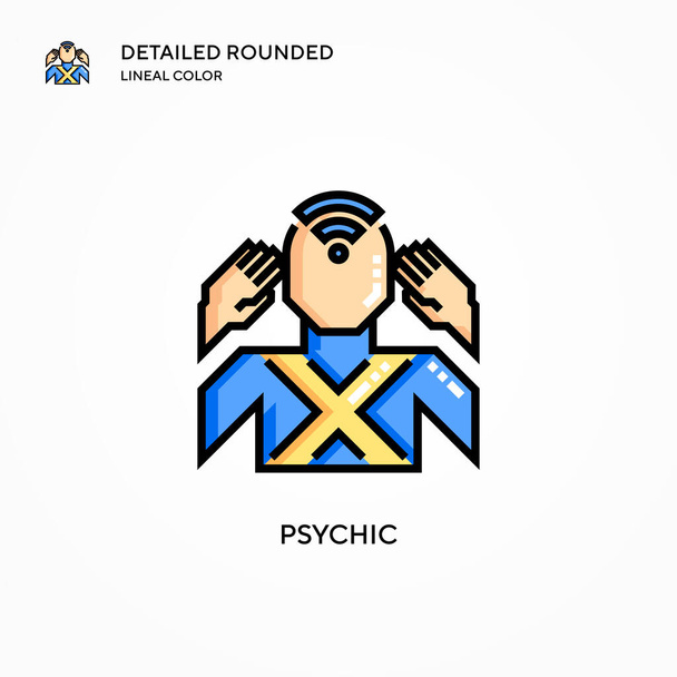 Psychic vector icon. Modern vector illustration concepts. Easy to edit and customize. - Vector, Image