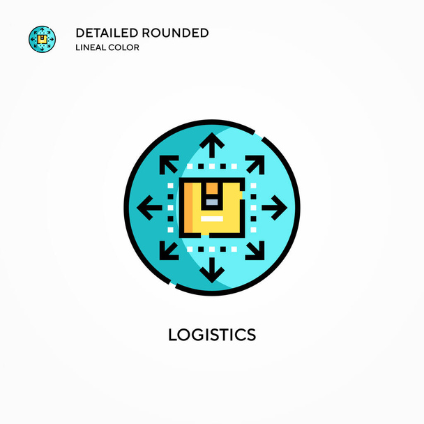 Logistics vector icon. Modern vector illustration concepts. Easy to edit and customize. - Vector, Image