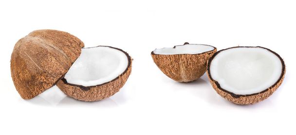 Coconuts isolated on the white background - Photo, Image