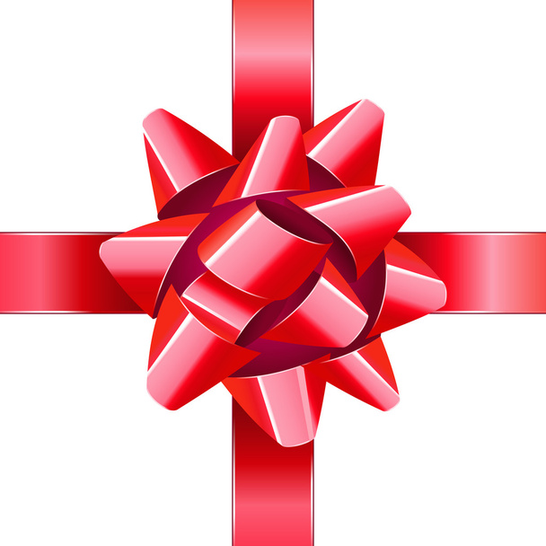 Red bow - Vector, Image