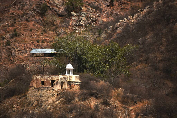 Antigos fortes em Jaipur. História de Rajputana. - Foto, Imagem