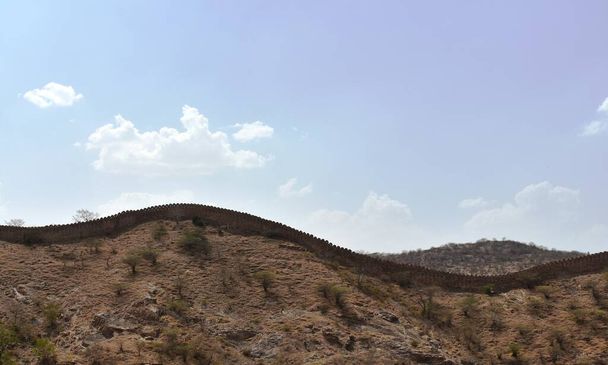 Anciens forts à Jaipur. Rajputana histoire. - Photo, image