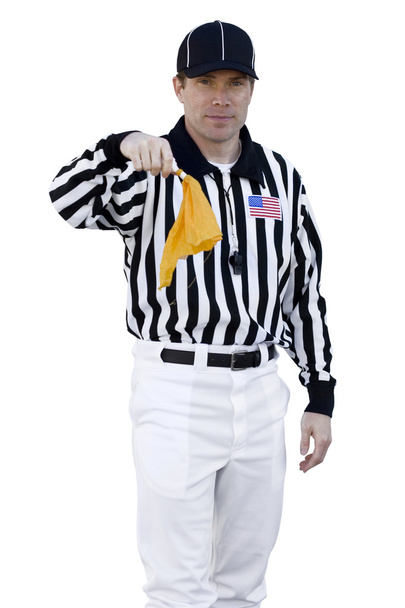 Referee Calling a foul - Zdjęcie, obraz