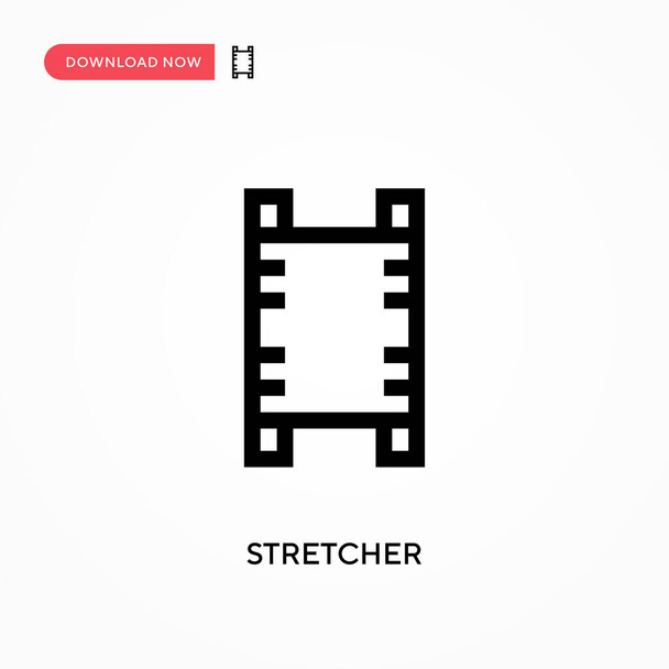 Stretcher Eenvoudige vector icoon. Moderne, eenvoudige platte vectorillustratie voor website of mobiele app - Vector, afbeelding