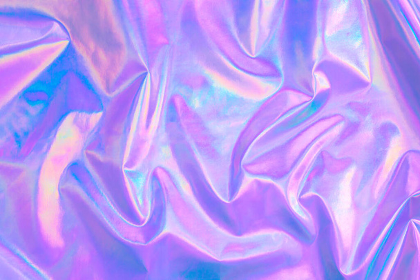 pastel colored holographic background in 80s style - Photo, Image