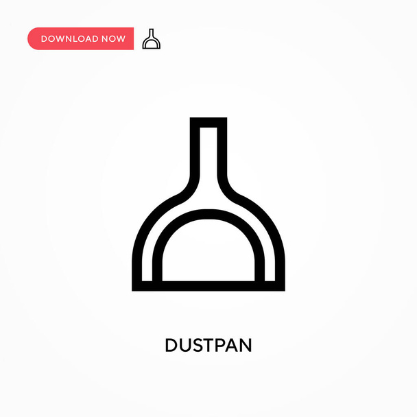 Dustpan Simple vector icon. Modern, simple flat vector illustration for web site or mobile app - Vector, Image