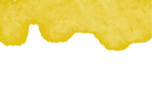 Yellow watercolor background for textures backgrounds and web banners desig - Vector, Image
