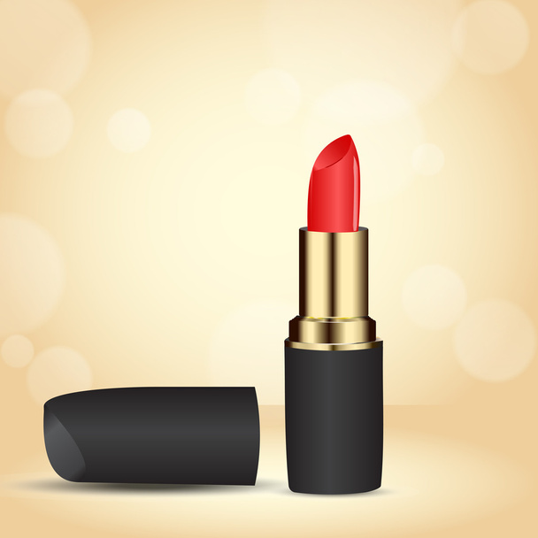 red lipstick - Vektor, Bild