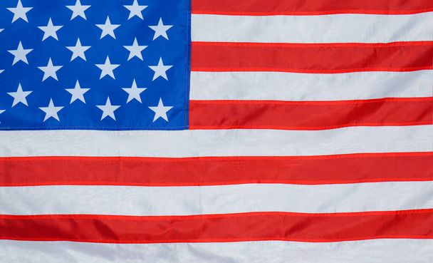 National United states of America flag as background - Photo, Image