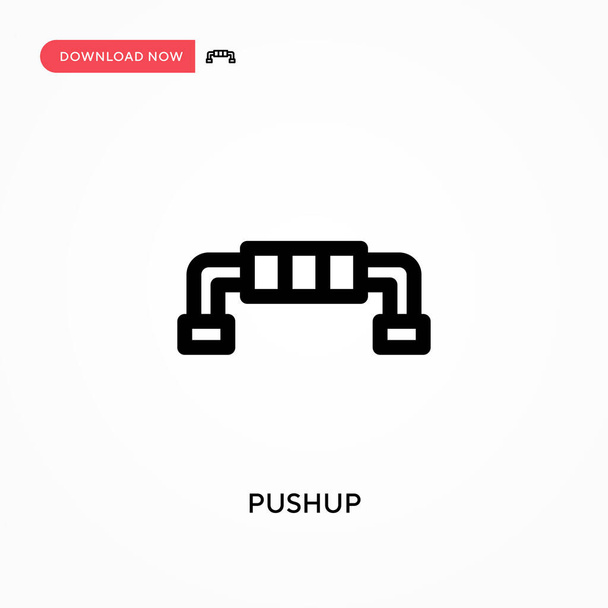 Pushup Απλό διανυσματικό εικονίδιο. Σύγχρονη, απλή επίπεδη διανυσματική απεικόνιση για web site ή mobile app - Διάνυσμα, εικόνα