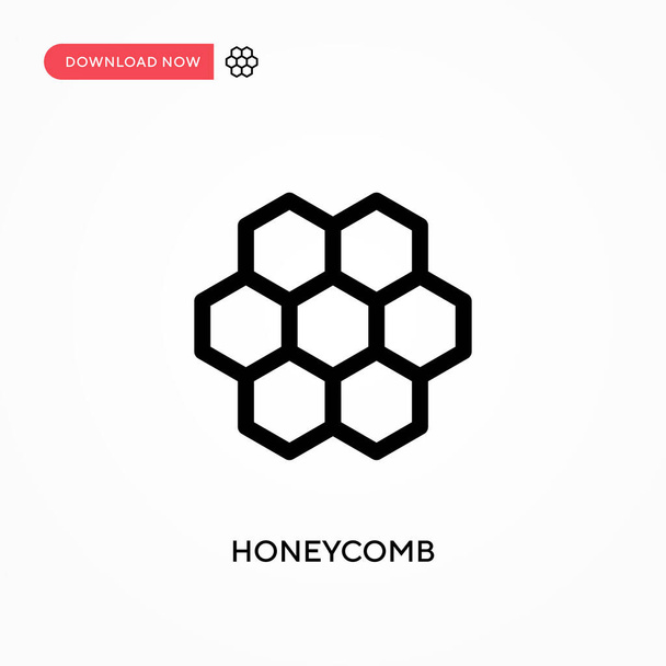 Honeycomb Simple vector icon. Modern, simple flat vector illustration for web site or mobile app - Vector, Image