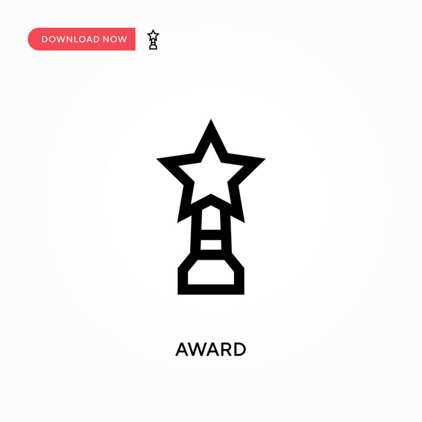 Award Simple vector icon. Modern, simple flat vector illustration for web site or mobile app - Vector, Image