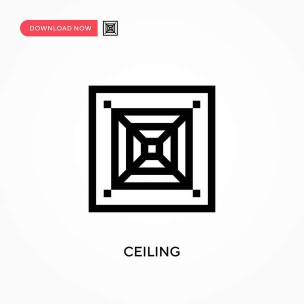 Ceiling Simple vector icon. Modern, simple flat vector illustration for web site or mobile app - Vector, Image