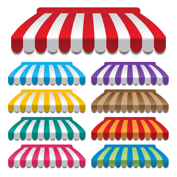 awnings - Vector, Image