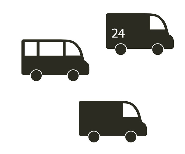 Transportation or delivery. Symbol. Vector illustration. - Vector, Image