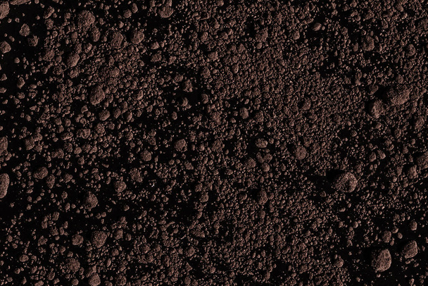 Dark chocolate crumbly texture. - Photo, image