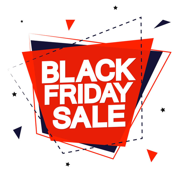 Black Friday Sale, banner design template, discount tag, ειδική προσφορά, μη χάσετε, app icon, διανυσματική απεικόνιση - Διάνυσμα, εικόνα