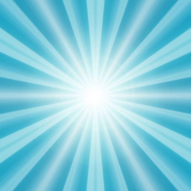 blue rays background design - Photo, Image