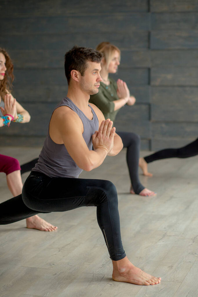 Yoga Practice Exercise Class Concept - Photo, image
