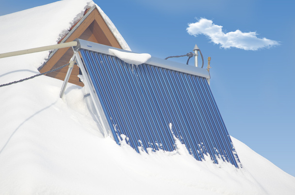 dach z termiczny panel - Zdjęcie, obraz