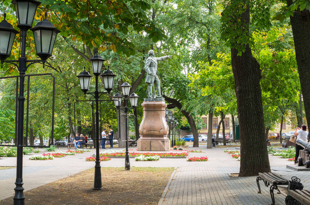 Monument to Peter the Great in Voronezh. Russia september 2020 - Foto, Bild