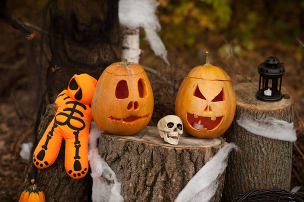 Halloween Jack o lanterne citrouille - Photo, image
