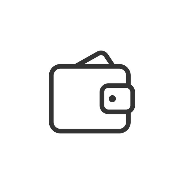 Icona del portafoglio. Acquisto simbolo moderno, semplice, vettore, icona per la progettazione di siti web, app mobile, ui. Illustrazione vettoriale - Vettoriali, immagini