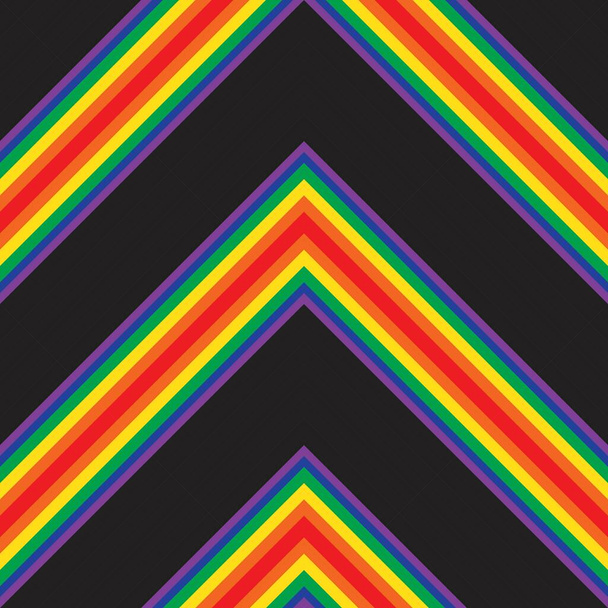 Rainbow Chevron диагональ полосатый бесшовный фон шаблона подходит для моды текстиля, графики - Вектор,изображение