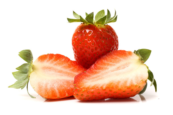 Cutted strawberries - Photo, Image