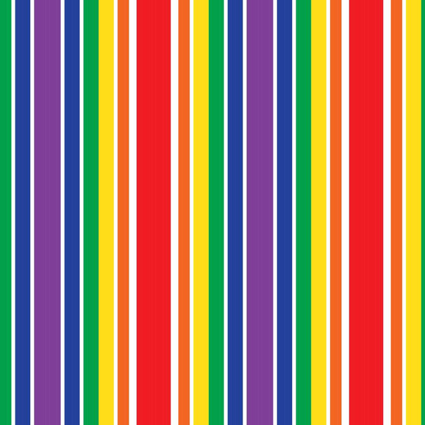 Rainbow pystysuora raidallinen saumaton kuvio tausta sopii muoti tekstiilit, grafiikka - Vektori, kuva