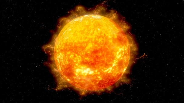 Digital representation of the sun - Footage, Video