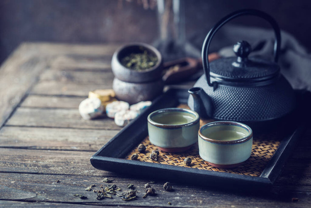 Gezonde groene thee - Foto, afbeelding