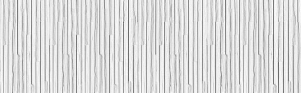 Panorama nowoczesnej białej kamiennej ściany z paskami tekstury i płynnego tła - Zdjęcie, obraz