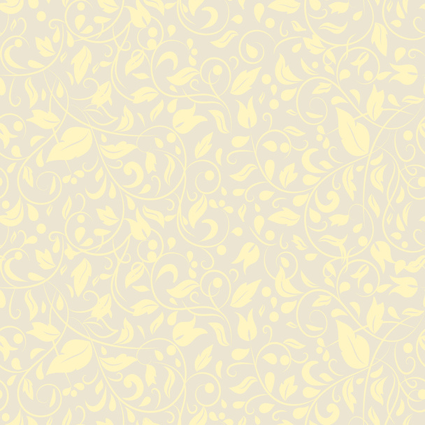 virág dísz halvány sárga - Vektor, kép