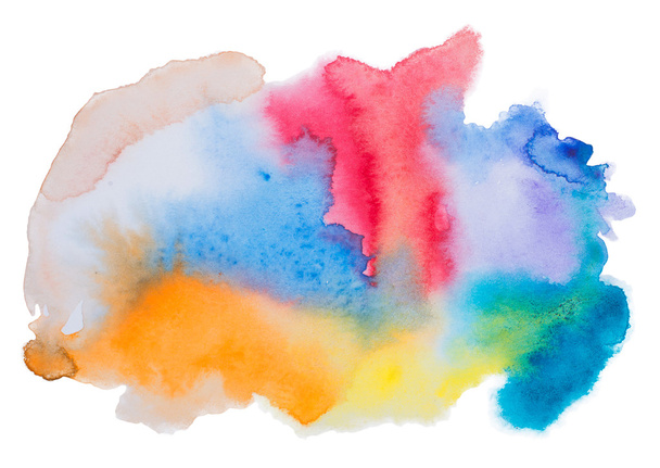 Watercolor blots - Foto, Imagem