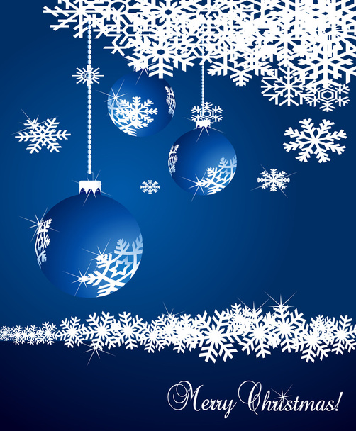 Christmas Background vector with eve tree decoration - Wektor, obraz