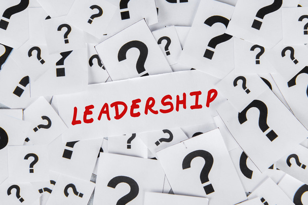 Führung und Fragezeichen - Foto, Bild