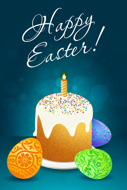 Easter Card - Vector, Imagen